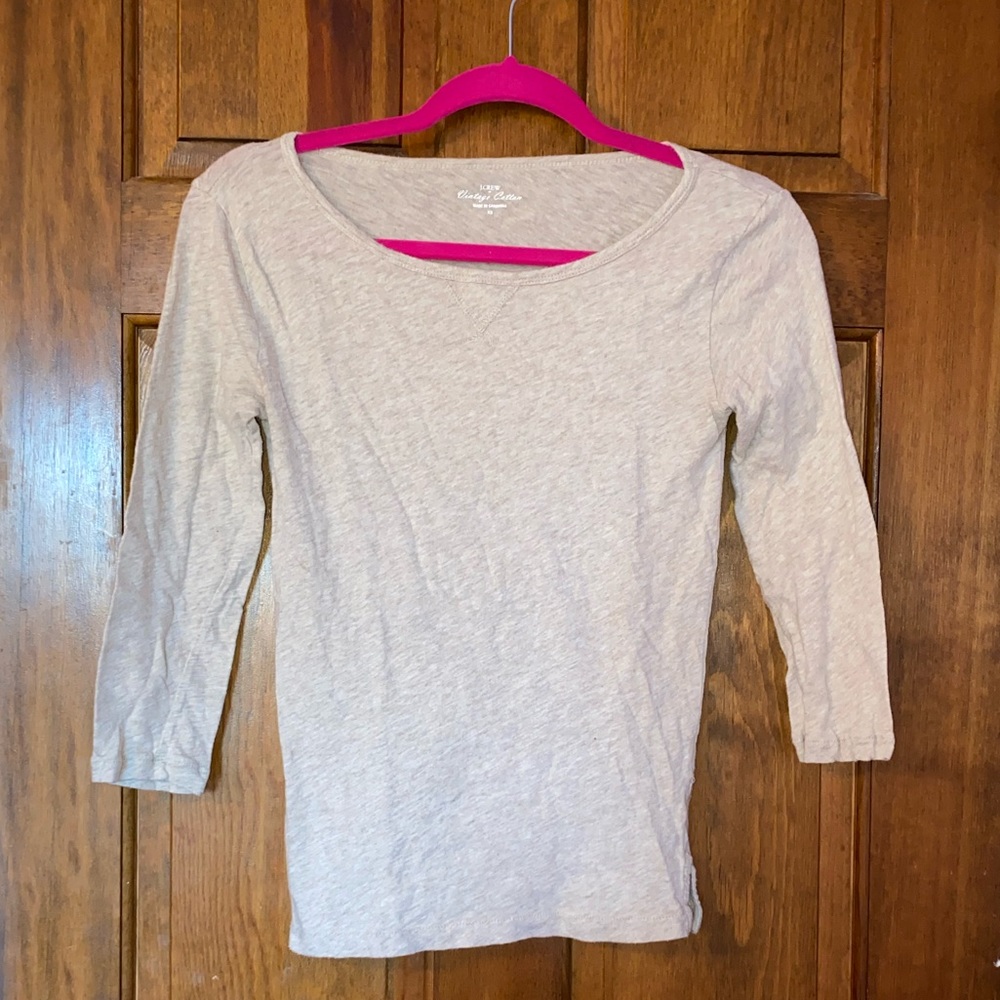 J. Crew 3/4 sleeve shirt.